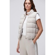 Network Beige Melange Knit Wool Vest