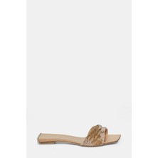Benedetta Bruzziches Benedetta Bruzzıches Gold Leather Slippers