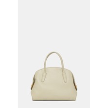 Coccınelle Ecru Leather Bag