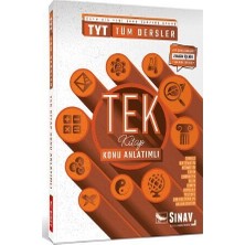TeknoKapsül Sınav Yayınları Tyt Tüm Dersler Konu Anlatımlı Tek Kitap