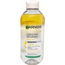 Garnier Micellar Hepsi 1 Arada Çift Fazlı Makyaj Temizleme Suyu 400 ml