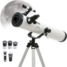 Tr Astronomik Teleskop, 525X Büyütme Kapasitesi, 76 mm Mercek Açıklığı, 700 mm Odak Uzunluğu