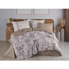 Hobby Çift Kişilik Poplin Nevresim Anabel Gri