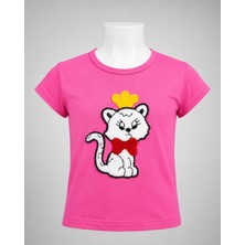 Kamikam Nakışlı Pamuklu Kız Çocuk T-Shirt