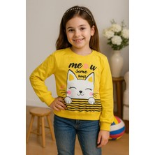 Kamikam 2 Ip Kaliteli Kız Çocuk Sweatshirt (1 Beden Büyük Almanızı Tavsiye Ederiz)