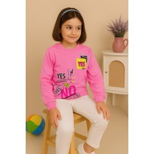 Kamikam Kaliteli 2 Ip Şardonlu Kız Sweatshirt