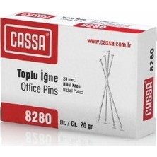 Cassa Toplu İğne 20 gr 28 mm 8280 Ofis İğneleri İçin Kullanışlı Araçlar