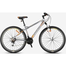 Kron Vortex 4.0 29 Jant V Fren 21 Vites Dağ Bisikleti 18"- Mat Füme Neon Turuncu-Gri