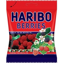 Haribo Yumuşak Şeker 80G Berries - Meyveli Lezzet 2'li Ekonomik Paket - 2 Adet