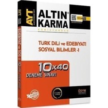 TeknoKapsül Altın Karma Yayınları Ayt Türk Dili ve Edebiyatı Sosyal Bilimler 10 x 40 Deneme Sınavı