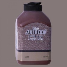 Artdeco 3615 Kahverengi Akrilik Boya 500 ml Suya Dayanıklı Özelliğiyle Sanatsal Kullanım İçin