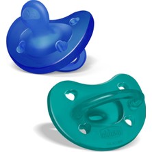 Chicco Physioforma Soft 2'li Silikon Emzik 16-36 Ay Erkek
