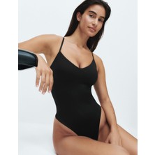 Marks & Spencer Body Invisibles™ Sırtı Açık Toparlayıcı Tanga Bodysuit