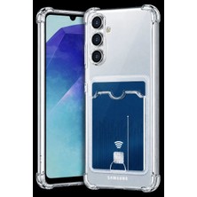 Royaleks Samsung Galaxy A27 Kılıf Kart Şeffaf Silikon - Şeffaf