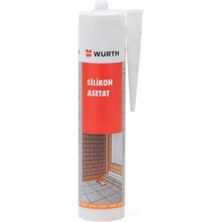Nuit Concept Würth 310 ml Silikon Asetat Silikon -40°c ile +150°C Sızdırmazlık Silikonu