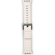 Royaleks Apple Watch 42MM Magnus Mıknatıslı Silikon Kordon (Saat Değildir) - Yıldız Işığı