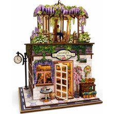 3D Wooden Puzzle Book Street View 68075
