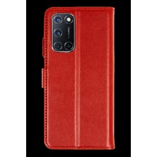 Royaleks Oppo A52 Trend S Plus Kapaklı Kılıf - Kırmızı
