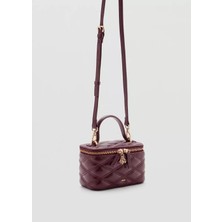 Mango Kapitone vanity çanta