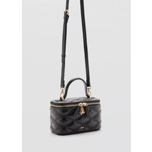 Mango Kapitone vanity çanta