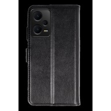 Royaleks Xiaomi Redmi Note 12 5g Trend S Kapaklı Kılıf - Siyah