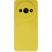 Xiaomi Redmi A3 4g Kılıf Nano Içi Kadife Silikon - Sarı