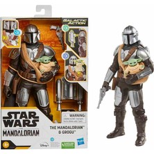Star Wars Mandalorian ve Grogu Interaktif Elektronik Ikili Figür F5194