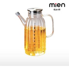 MİEN Mien 1000ML Metal Kapaklı Borosilikat Cam Yağdanlık