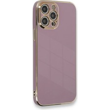 Apple iPhone 12 Pro Kılıf Volet Silikon - Mor