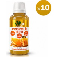 Vitup Propolis Shot 50 ml 10 Adet (1 Kutu)