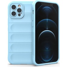 Apple iPhone 12 Pro Kılıf Optimum Silikon - Sky Blue
