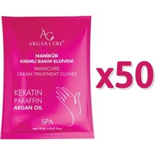 Argan Cure 50 Adet Manikür Kremli Bakım Eldiveni