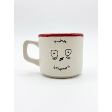Palto Tasarım Kahve Istiyorum 02 Beyaz Venüs Kupa - Hediyelik Kupa Fincan Mug
