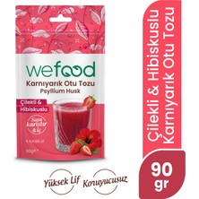 Wefood Hibiskus & Çilekli Karnıyarık Otu Tozu 90 G