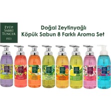 Eyüp Sabri Tuncer Köpük Sabun 500 ml x 8 Aroma Set Doğal Zeytinyağlı Farklı Koku ve Özellikler