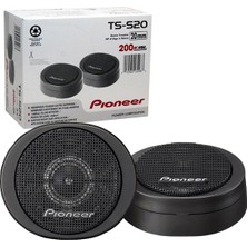 Cmt Pioneer TS-S20 Dome Tweeter 200 W 20 mm Yüksek Performanslı Ses Sistemi Uyumlu