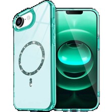 Apple iPhone 16E Live Diamond Magsafe Kapak - Yeşil