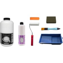 Cadence Beyaz Hybrid Akrilik Multisurface Boya 2 Litre + 500 ml Parlak Vernik Seti ile Ekonomik Boyama