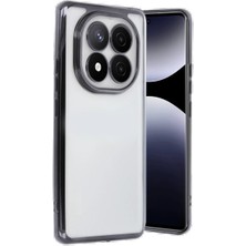 Xiaomi Redmi Note 14 Pro 5g Kılıf Razer Lensli Silikon - Siyah