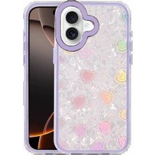Apple iPhone 16 Lumi Desenli Kapak - Mor