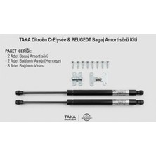 Taka Amortisör Peugeot 301 Bagaj Amortisörü SETİ 100 N 54 Cm