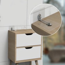 Bakgelal Deprem Için Ultra Dayanıklı Çivisiz Duvarı Delmeden Ayarlanabilir Eşya Sabitleyici Aparat, Duvar Dostu Mobilya Sabitleme Kiti – Yapışkanlı Metal Destek Aparatı