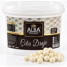 Alba Inci Beyazı Çıtır Draje 2,5 kg – Pasta ve Tatlı Süsleme Drajesi