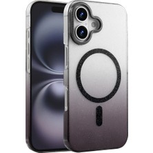 Apple iPhone 16 Plus Glossy Magsafe Kapak - Siyah