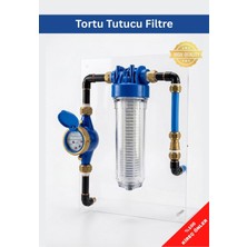 Aquatime Bina Daire Girişi Tekli Yıkanabilir Filtreli 10 Inç Çamur Tortu Tutucu Su Arıtma Sistemi Cihazı