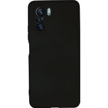 Xiaomi Poco F3 Kılıf Nano Içi Kadife Silikon - Siyah