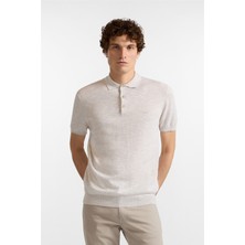 Harmont&blaıne Harmont Blaine Polo Smacchinata Tweed Li Men's Knitwear White