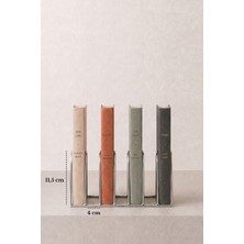 Edora Home Parlak Silver Metal 7 Bölmeli Modern Kitap Standı, Kitaplık - Masaüstü Kitap Düzenleyici