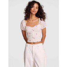 Victoria's Secret Balloon Sleeve Top