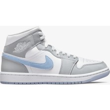 Jordan Air Jordan 1 Mid Kadın Gri Spor Ayakkabı